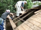 ①屋根改修開始